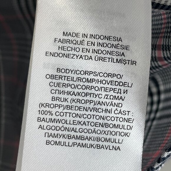 Lauren Ralph Lauren Womens Plus 1X Plaid Button Up Shirt Ruffle Collar Blouse - Picture 6 of 12